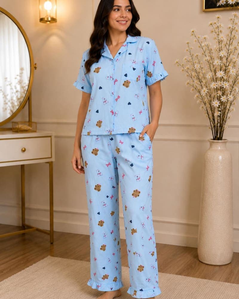 Pyjama Femme Ourson – 2 Pièces
